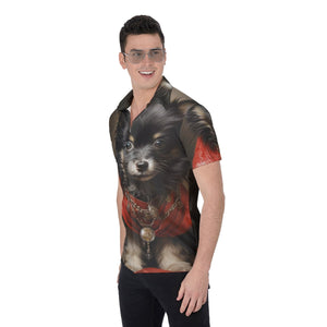 Painted Tree - Dark Puppy - All-Over Print Men's Shirt