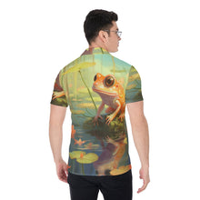 Load image into Gallery viewer, Painted Tree - Orange Frog - All-Over Print Men&#39;s Shirt
