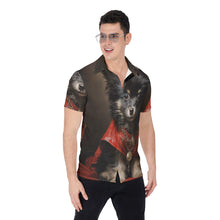 Load image into Gallery viewer, Painted Tree - Dark Puppy - All-Over Print Men&#39;s Shirt
