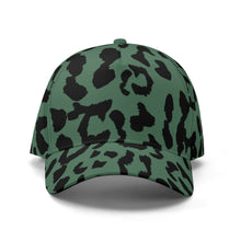 Load image into Gallery viewer, All-over Print Baseball Cap - Leopard Camouflage - Green-Black
