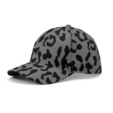 Load image into Gallery viewer, All-over Print Baseball Cap - Leopard Camouflage - Battleship Color
