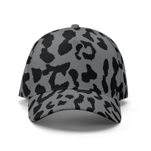 Load image into Gallery viewer, All-over Print Baseball Cap - Leopard Camouflage - Battleship Color

