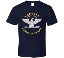 Load image into Gallery viewer, Navy - Captain - Cpt - Retired X 300 T Shirt
