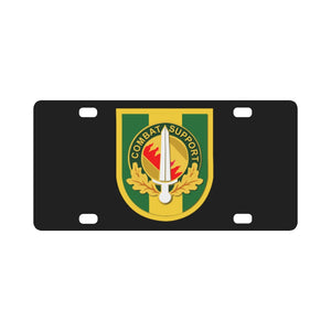 Army - Flash - 16th MP Bde w DUI wo Txt Classic License Plate