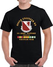 Load image into Gallery viewer, Army - 809th Engineer Bn - Thailand W Vn Svc X 300 T Shirt
