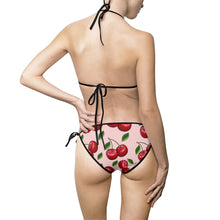 Load image into Gallery viewer, Women&#39;s Bikini Swimsuit - Cherry Print
