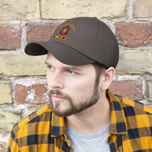 Unisex Twill Hat - USMC - 1st Bn, 8th Marines - Beirut barracks bombing w SVC wo NDSM - Hat - Direct to Garment (DTG) - Printed
