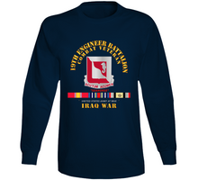 Load image into Gallery viewer, Army - 19th Engineer Battalion - Iraq War w SVC Long Sleeve

