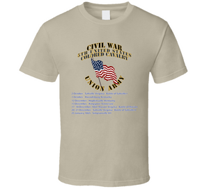 Civil War - 5th United States Colored Cavalry - USA Classic T Shirt