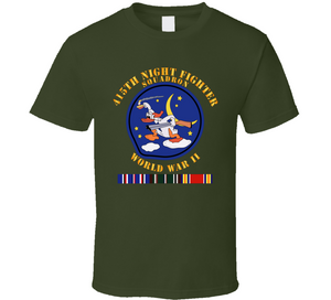 AAC - 415th Night Fighter Squadron - WWII w EU SVC Classic T Shirt