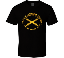 Load image into Gallery viewer, Army - 1st Field Artillery Regt - First or Not At All - Artillery Br Classic T Shirt
