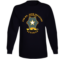Load image into Gallery viewer, Army - 2nd Bn 36th Infantry DUI - Rangers - Veteran Long Sleeve
