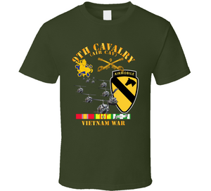 Army - 9th Cavalry (Air Cav) - 1st  Cav Division w SVC Classic T Shirt