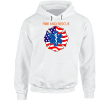 Load image into Gallery viewer, Fire and Rescue V1 Hoodie
