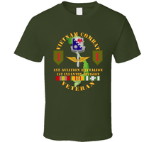 Load image into Gallery viewer, Army - Vietnam Combat Vet - 1st Aviation Bn - 1st Inf Div SSI Classic T Shirt
