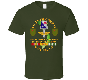 Army - Vietnam Combat Vet - 1st Aviation Bn - 1st Inf Div SSI Classic T Shirt