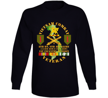 Load image into Gallery viewer, Army - Vietnam Combat Vet - 8th Bn 6th Artillery - 1st Inf Div SSI Long Sleeve

