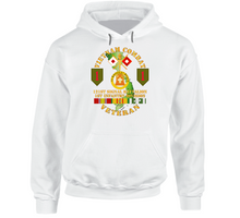 Load image into Gallery viewer, Army - Vietnam Combat Vet - 121st Signal Bn - 1st Inf Div SSI Hoodie
