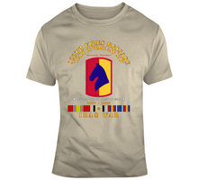 Load image into Gallery viewer, Army - 138th Fires Bde - w Iraq SVC Ribbons - 2007 - 2008 Classic T Shirt
