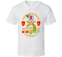 Load image into Gallery viewer, Army - Vietnam Combat Veteran w A Btry - 3rd Bn 13th Artillery DUI - 25th ID SSI Classic T Shirt
