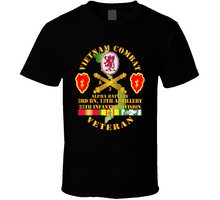 Load image into Gallery viewer, Army - Vietnam Combat Veteran w A Btry - 3rd Bn 13th Artillery DUI - 25th ID SSI Classic T Shirt
