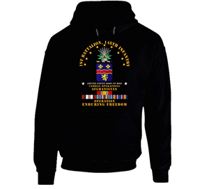 Army - 1st Bn 148th Infantry - Cbt Opns - OEF w AFGHAN SVC Hoodie