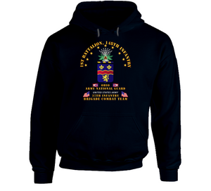 Army - 1st Bn 148th Infantry - OHANG w Flags Hoodie
