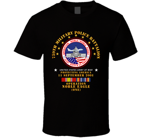 Army - 759th Military Police Bn - 911 - ONE w SVC - Seal Classic T Shirt