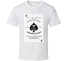 Load image into Gallery viewer, Army - ACO 1-6th 198th L.I.B - Gunfighters - Death Card V1 Classic T Shirt
