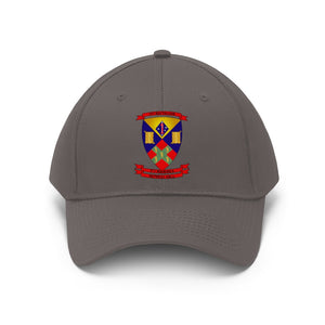 Twill Hat - USMC - Veteran - 2nd Battalion, 5th Marines - Hat - Direct to Garment (DTG) - Printed