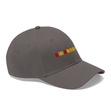 Load image into Gallery viewer, Vietnam War Service Ribbon Bar - Unisex Twill Hat - Direct to Garment (DTG) Printed
