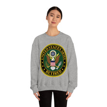 Load image into Gallery viewer, Unisex Heavy Blend Crewneck Sweatshirt - Army - US Army Retired
