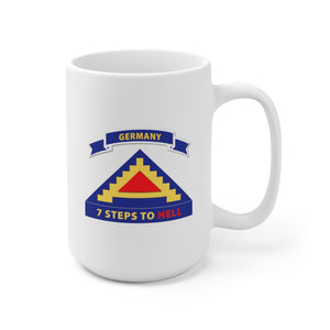 Ceramic Mug 15oz - Army - 7th United States Army  w 7 Steps Hell w Scroll