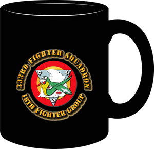 Army Air Corps - 333 Fighter Squadron - 18 Fighter Group - Coral Cobras - Mug