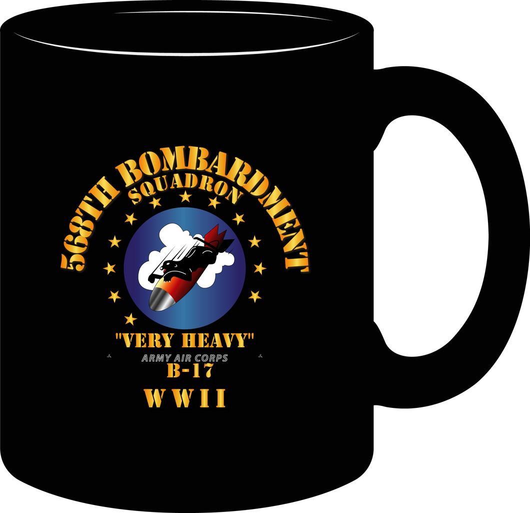 Army Air Corps - 568th Bomb Squadron - World War II - Mug