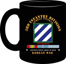 Load image into Gallery viewer, Army - 3rd Infantry Division - Korean War with KOREA War Service Ribbons Mug

