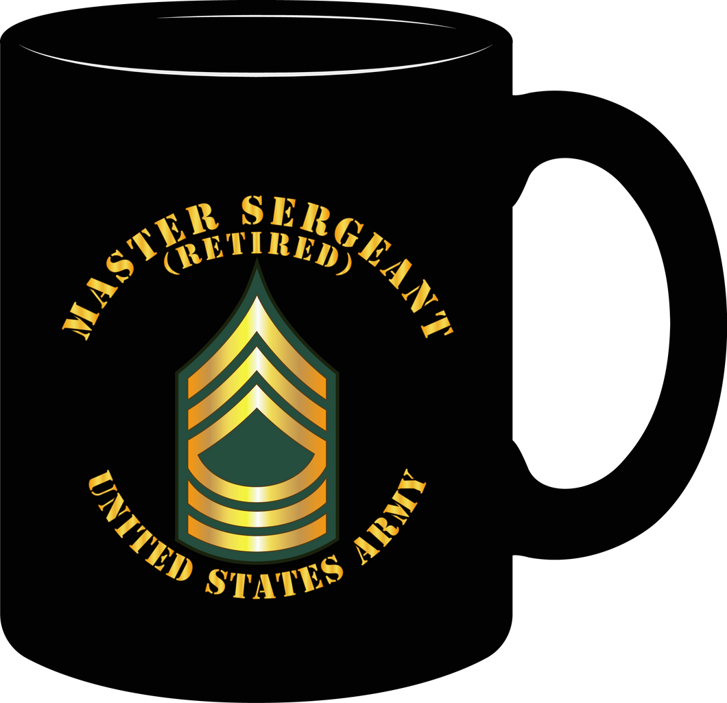 US Army - Master Sergeant (MSG) - Retired  - Mug