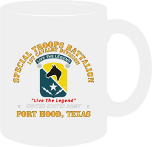 Load image into Gallery viewer, Army - Special Troops Battalion, 1st Cavalry Division &quot;Live the Legend&quot; Mug
