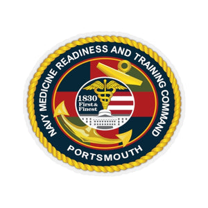 Kiss-Cut Stickers - Navy - Navy Medicine Readiness and Training Command - Portsmouth wo Txt X 300
