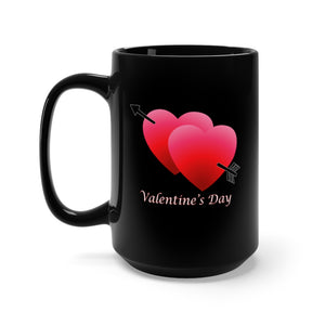 Black Mug 15oz - Valentines Day