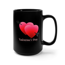 Load image into Gallery viewer, Black Mug 15oz - Valentines Day
