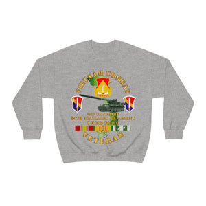 Unisex Heavy Blend Crewneck Sweatshirt - Army - Vietnam Combat Vet - 2nd Bn 94th Artillery - I Field Force w M107