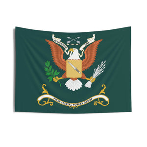 Indoor Wall Tapestries - 1st Special Forces Group - Regimental Colors Tapestry