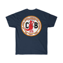Load image into Gallery viewer, Unisex Ultra Cotton Tee - Navy - SSI -133rd  Naval Mobile Construction Battalion
