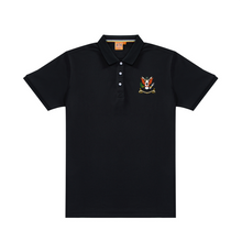 Load image into Gallery viewer, 28th Infantry Regimental Colors - Men&#39;s Black Classic Polo Shirt Offset Heat Transfer Print
