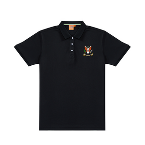 28th Infantry Regimental Colors - Men's Black Classic Polo Shirt Offset Heat Transfer Print