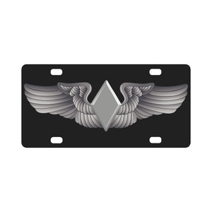AAC - WASP Wing wo Txt Classic License Plate
