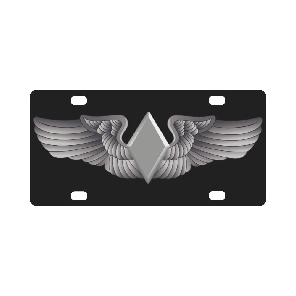 AAC - WASP Wing wo Txt Classic License Plate