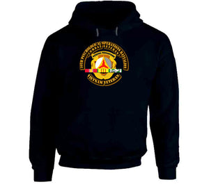 10th Psychological Operations Battalion with Vietnam Service Ribbons Hoodie