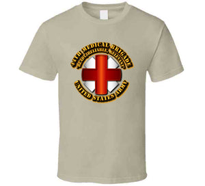 DUI - 44th Medical Brigade w Motto blk T Shirt